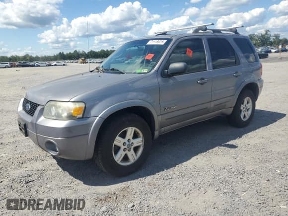 ✅ 2007 Ford Escape Hybrid • VIN: 1FMCU49H07KB60889 • Lot: 71118925. Wystawiony na Copart z przebiegiem 99 990 mil. Bezpłatny archiwum sprzedaży aukcyjnych z USA i szczegółowy raport historii pojazdu na DreamBid. Zdjęcie 1.