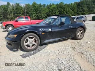 1998 BMW 3 Series Z3 1.9 with VIN 4USCH7324WLD15304, listed as a Copart auction lot 63747755 with 186,582 mi miles and Salvage title. Bid and sale history available at DreamBid. Image 1.