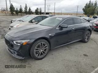 ✅ 2021 Mercedes-Benz AMG GT 43 • VIN: W1K7X5KB2MA039801 • Лот: 53833955. Опубликован ранее на Copart с пробегом 39 271 миль. Бесплатный доступ к архиву аукционных продаж из США и подробный отчёт об истории автомобиля на DreamBid. Изображение 1.