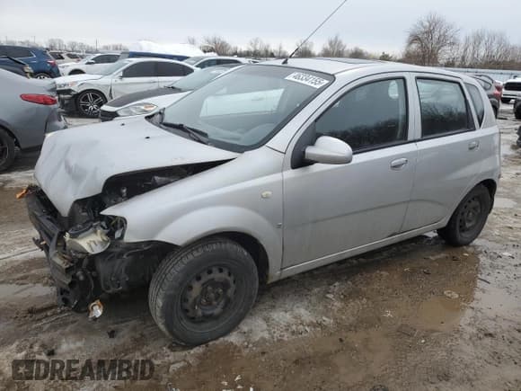 ✅ 2007 Chevrolet Aveo LT • VIN: KL1TG65667B765244 • Lot: 46334155. Wystawiony na Copart z przebiegiem 325 363 mil. Bezpłatny archiwum sprzedaży aukcyjnych z USA i szczegółowy raport historii pojazdu na DreamBid. Zdjęcie 1.