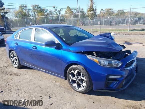 ✅ 2019 Kia Forte LXS • VIN: 3KPF24AD9KE130494 • Lot: 43466975. Listed on IAAI with 63,502 mi. Free auction sales archive from the USA and detailed vehicle history report at DreamBid. Image 1.