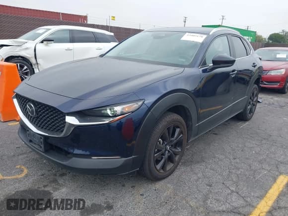✅ 2024 Mazda CX-30 S Select Sport • VIN: 3MVDMBBM7RM672289 • Лот: 43405178. Опубликован ранее на IAAI с пробегом 22 725 миль. Бесплатный доступ к архиву аукционных продаж из США и подробный отчёт об истории автомобиля на DreamBid. Изображение 2.