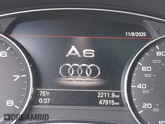 ✅ 2016 Audi A6 Prestige • VIN: WAUHGAFCXGN104723 • Lot: 43681608. Listed on IAAI with 47,915 mi. Free auction sales archive from the USA and detailed vehicle history report at DreamBid. Image 16.