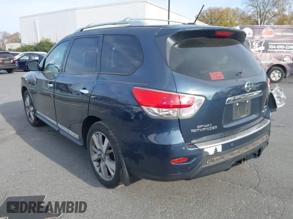 ✅ 2015 Nissan Pathfinder Platinum • VIN: 5N1AR2MM8FC659417 • Лот: 43728865. Опубликован ранее на IAAI с пробегом 190 132 миль. Бесплатный доступ к архиву аукционных продаж из США и подробный отчёт об истории автомобиля на DreamBid. Изображение 3.