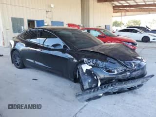 ✅ 2024 Tesla Model 3 • VIN: 5YJ3E1EA5RF858875 • Lot: 89874265. Listed on Copart with 17,378 mi. Free auction sales archive from the USA and detailed vehicle history report at DreamBid. Image 4.