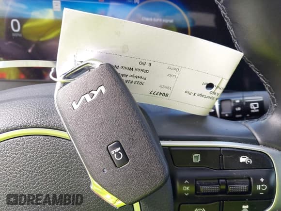 ✅ 2023 Kia Sportage X-Pro Prestige • VIN: 5XYK7CAF6PG135612 • Lot: 42244280. Listed on IAAI with 7,084 mi. Free auction sales archive from the USA and detailed vehicle history report at DreamBid. Image 11.