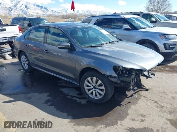 ✅ 2013 Volkswagen Passat S • VIN: 1VWAP7A35DC083220 • Lot: 41837652. Listed on IAAI with 193,966 mi. Free auction sales archive from the USA and detailed vehicle history report at DreamBid. Image 1.