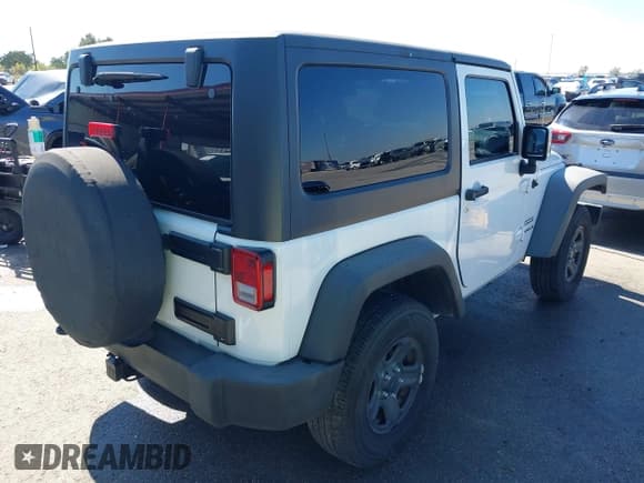 ✅ 2015 Jeep Wrangler Sport • VIN: 1C4AJWAG6FL553677 • Lot: 43601443. Listed on IAAI with 100,114 mi. Free auction sales archive from the USA and detailed vehicle history report at DreamBid. Image 4.