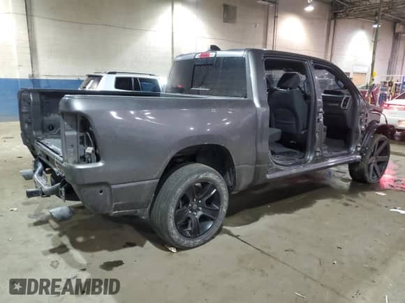 2022 Ram 1500 Lone Star with VIN 1C6SRFFT3NN129967, listed as a Copart auction lot 85984874 with Not provided miles and Non repairable. Bid and sale history available at DreamBid. Image 3.