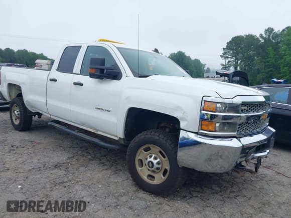 ✅ 2019 Chevrolet Silverado 2500HD Work Truck • VIN: 2GC2CREG2K1226543 • Lot: 42174597. Listed on IAAI with 168,676 mi. Free auction sales archive from the USA and detailed vehicle history report at DreamBid. Image 1.