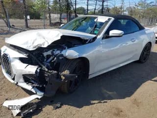 ✅ 2022 BMW 4 Series 430i • VIN: WBA23AT09NCJ00084 • Lot: 43363404. Wystawiony na IAAI z przebiegiem 27 061 mil. Bezpłatny archiwum sprzedaży aukcyjnych z USA i szczegółowy raport historii pojazdu na DreamBid. Zdjęcie 2.