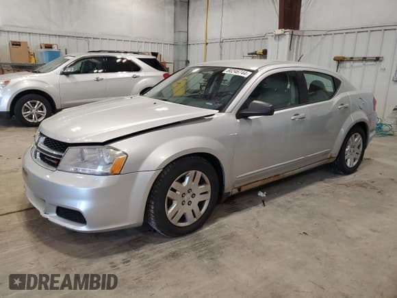 ✅ 2012 Dodge Avenger SE • VIN: 1C3CDZAG9CN264346 • Лот: 80246744. Опубликован ранее на Copart с пробегом 99 002 миль. Бесплатный доступ к архиву аукционных продаж из США и подробный отчёт об истории автомобиля на DreamBid. Изображение 1.
