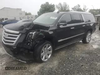 ✅ 2015 Cadillac Escalade ESV Premium • VIN: 1GYS3TKJ4FR698313 • Lot: 80124905. Listed on Copart with 112,935 mi. Free auction sales archive from the USA and detailed vehicle history report at DreamBid. Image 1.