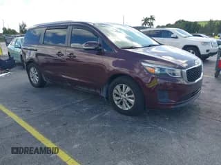 ✅ 2017 Kia Sedona LX • VIN: KNDMB5C13H6292622 • Lot: 43532691. Listed on IAAI with 99,689 mi. Free auction sales archive from the USA and detailed vehicle history report at DreamBid. Image 1.