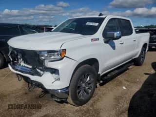 2025 Chevrolet Silverado 1500 LT z VIN 1GCUKDED6SZ278527, wystawiony jako Copart lot #69579345 z przebiegiem Nie podano mil oraz Szkoda całkowita • Salvage title. Historia ofert i sprzedaży dostępna na DreamBid. Obrazek 1.