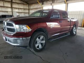 2023 Ram 1500 Tradesman z VIN 3C6RR7KG6PG664316, wystawiony jako Copart lot #81633184 z przebiegiem 6 383 mil mil oraz Szkoda całkowita • Salvage title. Historia ofert i sprzedaży dostępna na DreamBid. Obrazek 1.