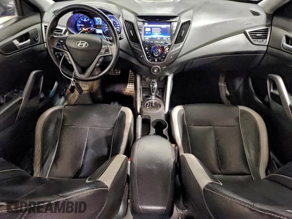 ✅ 2013 Hyundai Veloster Turbo • VIN: KMHTC6AE0DU134292 • Lot: 96669115. Listed on Copart with 166,449 mi. Free auction sales archive from the USA and detailed vehicle history report at DreamBid. Image 8.