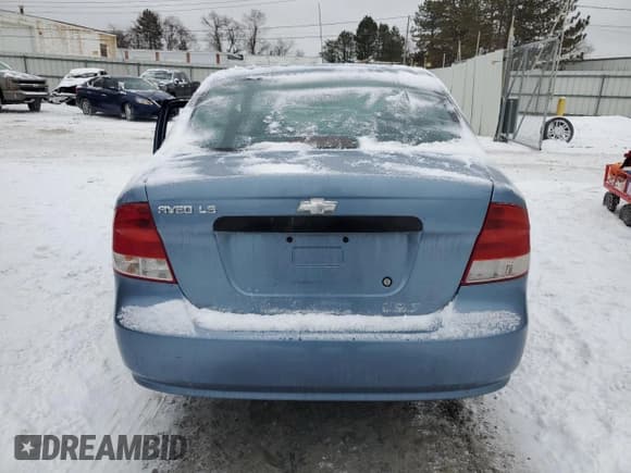 ✅ 2006 Chevrolet Aveo LS • VIN: KL1TD566X6B679967 • Lot: 44050335. Wystawiony na Copart z przebiegiem Nie podano. Bezpłatny archiwum sprzedaży aukcyjnych z USA i szczegółowy raport historii pojazdu na DreamBid. Zdjęcie 6.