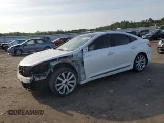 ✅ 2013 Hyundai Azera • VIN: KMHFH4JG4DA330015 • Лот: 62757555. Опубликован ранее на Copart с пробегом 128 339 миль. Бесплатный доступ к архиву аукционных продаж из США и подробный отчёт об истории автомобиля на DreamBid. Изображение 1.