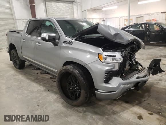 ✅ 2025 Chevrolet Silverado 1500 High Country • VIN: 1GCUKJEL4SZ113839 • Lot: 81161384. Listed on Copart with 1,014 mi. Free auction sales archive from the USA and detailed vehicle history report at DreamBid. Image 4.