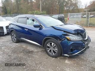 ✅ 2022 Nissan Murano SV • VIN: 5N1AZ2BJXNC126704 • Лот: 43523494. Опубликован ранее на IAAI с пробегом 66 899 миль. Бесплатный доступ к архиву аукционных продаж из США и подробный отчёт об истории автомобиля на DreamBid. Изображение 1.