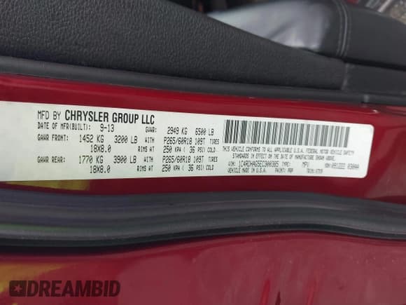 ✅ 2014 Dodge Durango SXT • VIN: 1C4RDHAG5EC300385 • Lot: 43585566. Wystawiony na IAAI z przebiegiem 207 629 mil. Bezpłatny archiwum sprzedaży aukcyjnych z USA i szczegółowy raport historii pojazdu na DreamBid. Zdjęcie 9.