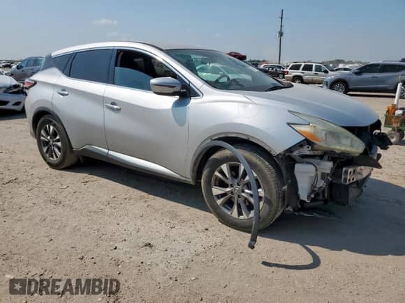 2016 Nissan Murano SL with VIN 5N1AZ2MG9GN133457, listed as a Copart auction lot 80611225 with 161,199 mi miles and Salvage title. Bid and sale history available at DreamBid. Image 4.