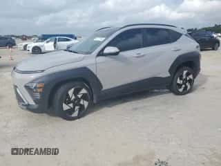 2024 Hyundai Kona Limited with VIN KM8HE3A31RU181691, listed as a Copart auction lot 73777164 with Not provided miles and Non repairable. Bid and sale history available at DreamBid. Image 1.