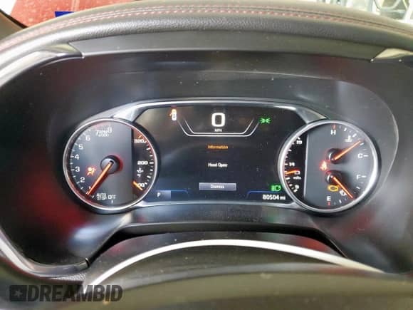 2020 Chevrolet Blazer RS z VIN 3GNKBERS0LS655168, wystawiony jako Copart lot #67108845 z przebiegiem 80 504 mil mil oraz Szkoda całkowita • Salvage title. Historia ofert i sprzedaży dostępna na DreamBid. Obrazek 9.