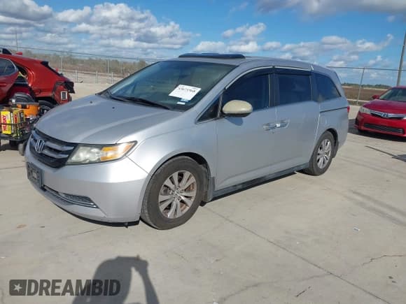 ✅ 2014 Honda Odyssey EX-L • VIN: 5FNRL5H68EB081780 • Lot: 43671968. Wystawiony na IAAI z przebiegiem 112 778 mil. Bezpłatny archiwum sprzedaży aukcyjnych z USA i szczegółowy raport historii pojazdu na DreamBid. Zdjęcie 2.