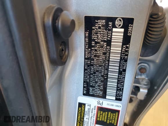 ✅ 2015 Toyota Camry XLE • VIN: 4T1BF1FK8FU484258 • Lot: 90883835. Wystawiony na Copart z przebiegiem 59 786 mil. Bezpłatny archiwum sprzedaży aukcyjnych z USA i szczegółowy raport historii pojazdu na DreamBid. Zdjęcie 12.