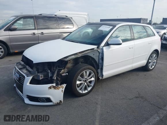 ✅ 2012 Audi A3 Premium • VIN: WAUBFAFM3CA009505 • Lot: 43745496. Listed on IAAI with 106,246 mi. Free auction sales archive from the USA and detailed vehicle history report at DreamBid. Image 2.