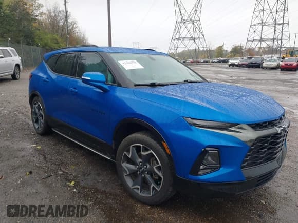 ✅ 2020 Chevrolet Blazer RS • VIN: 3GNKBKRSXLS546425 • Lot: 43580998. Wystawiony na IAAI z przebiegiem 45 842 mil. Bezpłatny archiwum sprzedaży aukcyjnych z USA i szczegółowy raport historii pojazdu na DreamBid. Zdjęcie 1.