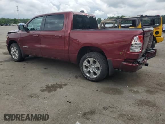 2024 Ram 1500 Big Horn с VIN 1C6RRFFG9RN207711, выставлен на аукционе Copart как лот 64168545 с пробегом 12 757 миль миль и Списание • Salvage title. История ставок и продаж доступна на DreamBid. Изображение 2.