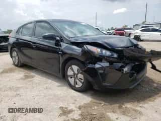 2019 Hyundai Ioniq Blue with VIN KMHC65LC3KU123961, listed as a Copart auction lot 65631213 with 48,087 mi miles and . Bid and sale history available at DreamBid. Image 4.