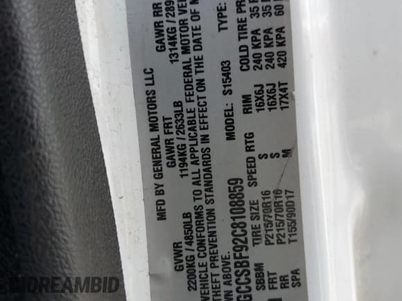 ✅ 2012 Chevrolet Colorado Work Truck • VIN: 1GCCSBF92C8108859 • Лот: 68977064. Опубликован ранее на Copart с пробегом Не указан. Бесплатный доступ к архиву аукционных продаж из США и подробный отчёт об истории автомобиля на DreamBid. Изображение 15.