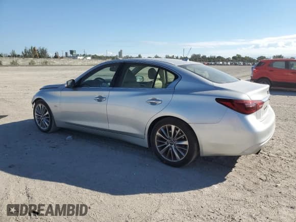 ✅ 2019 Infiniti Q50 Luxe • VIN: JN1EV7AP3KM512376 • Lot: 90945445. Listed on Copart with 83,850 mi. Free auction sales archive from the USA and detailed vehicle history report at DreamBid. Image 2.