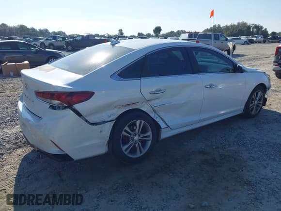 ✅ 2018 Hyundai Sonata SEL • VIN: 5NPE34AF0JH627356 • Lot: 43206201. Listed on IAAI with 128,773 mi. Free auction sales archive from the USA and detailed vehicle history report at DreamBid. Image 4.