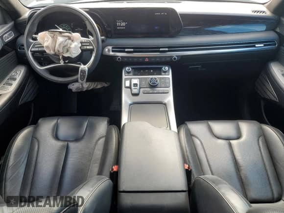 2023 Hyundai Palisade Calligraphy with VIN KM8R7DGE9PU530588, listed as a Copart auction lot 69381364 with 29,752 mi miles and Salvage title. Bid and sale history available at DreamBid. Image 8.