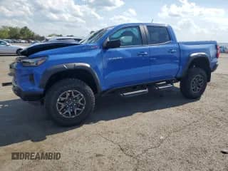 2025 Chevrolet Colorado 4WD ZR2 с VIN 1GCPTFEK0S1132997, выставлен на аукционе Copart как лот 55577765 с пробегом 1 676 миль миль и Списание • Salvage title. История ставок и продаж доступна на DreamBid. Изображение 1.