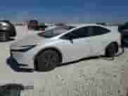 2024 Toyota Prius LE with VIN JTDACAAU2R3015727, listed as a Copart auction lot 86807445 with 19,036 mi miles and Salvage title. Bid and sale history available at DreamBid. Image 1.