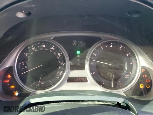 ✅ 2010 Lexus IS 250 • VIN: JTHBF5C20A5116853 • Lot: 91189435. Listed on Copart with 192,298 mi. Free auction sales archive from the USA and detailed vehicle history report at DreamBid. Image 9.