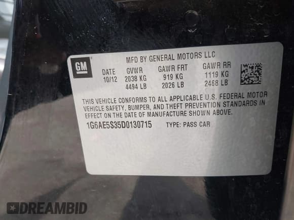 ✅ 2013 Cadillac ATS Premium • VIN: 1G6AE5S35D0130715 • Lot: 42298216. Wystawiony na IAAI z przebiegiem 50 065 mil. Bezpłatny archiwum sprzedaży aukcyjnych z USA i szczegółowy raport historii pojazdu na DreamBid. Zdjęcie 9.