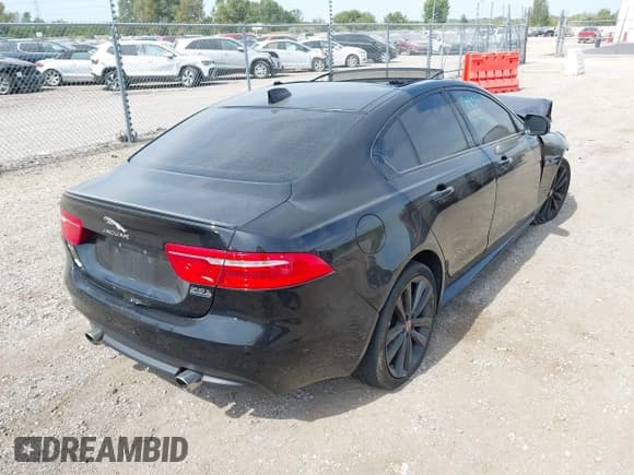 ✅ 2018 Jaguar XE 35t R-Sport • VIN: SAJAL4EV2JCP26483 • Lot: 43147437. Listed on IAAI with 68,858 mi. Free auction sales archive from the USA and detailed vehicle history report at DreamBid. Image 4.