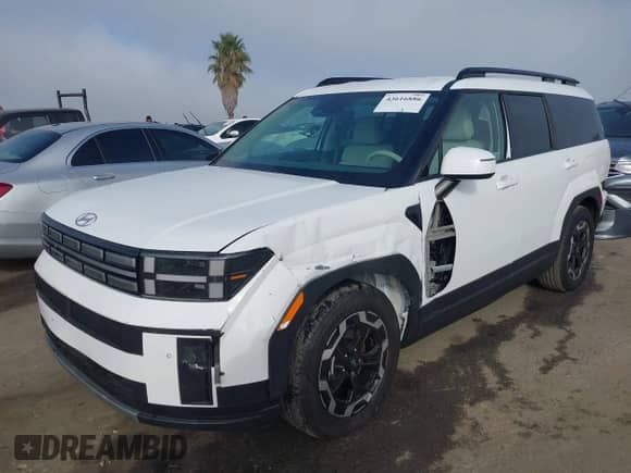 2025 Hyundai Santa Fe SEL z VIN 5NMP24GL0SH076658, wystawiony jako IAAI lot #43616886 z przebiegiem 5 183 mil mil oraz . Historia ofert i sprzedaży dostępna na DreamBid. Obrazek 17.