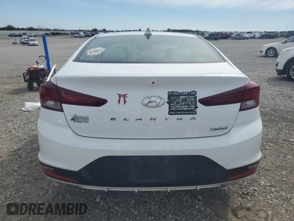 ✅ 2020 Hyundai Elantra Limited • VIN: 5NPD84LF2LH586547 • Lot: 82275305. Listed on Copart with 78,714 mi. Free auction sales archive from the USA and detailed vehicle history report at DreamBid. Image 6.