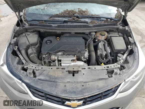 2018 Chevrolet Cruze LT with VIN 3G1BD6SM0JS604909, listed as a Copart auction lot 47949895 with 185,229 mi miles and Salvage title. Bid and sale history available at DreamBid. Image 12.