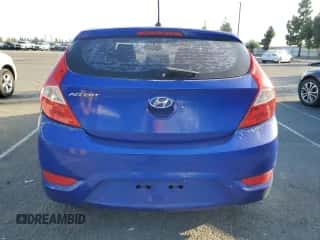 2014 Hyundai Accent GS with VIN KMHCT5AE0EU174898, listed as a Copart auction lot 85860875 with 123,174 mi miles and Clean title. Bid and sale history available at DreamBid. Image 6.