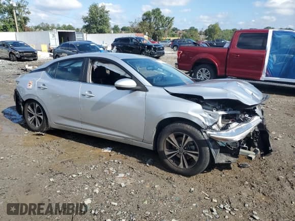 ✅ 2021 Nissan Sentra SV • VIN: 3N1AB8CV0MY236327 • Лот: 81138335. Опубликован ранее на Copart с пробегом 78 376 миль. Бесплатный доступ к архиву аукционных продаж из США и подробный отчёт об истории автомобиля на DreamBid. Изображение 4.