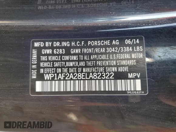 ✅ 2014 Porsche Cayenne Diesel • VIN: WP1AF2A28ELA82322 • Lot: 80361215. Wystawiony na Copart z przebiegiem 149 626 mil. Bezpłatny archiwum sprzedaży aukcyjnych z USA i szczegółowy raport historii pojazdu na DreamBid. Zdjęcie 13.
